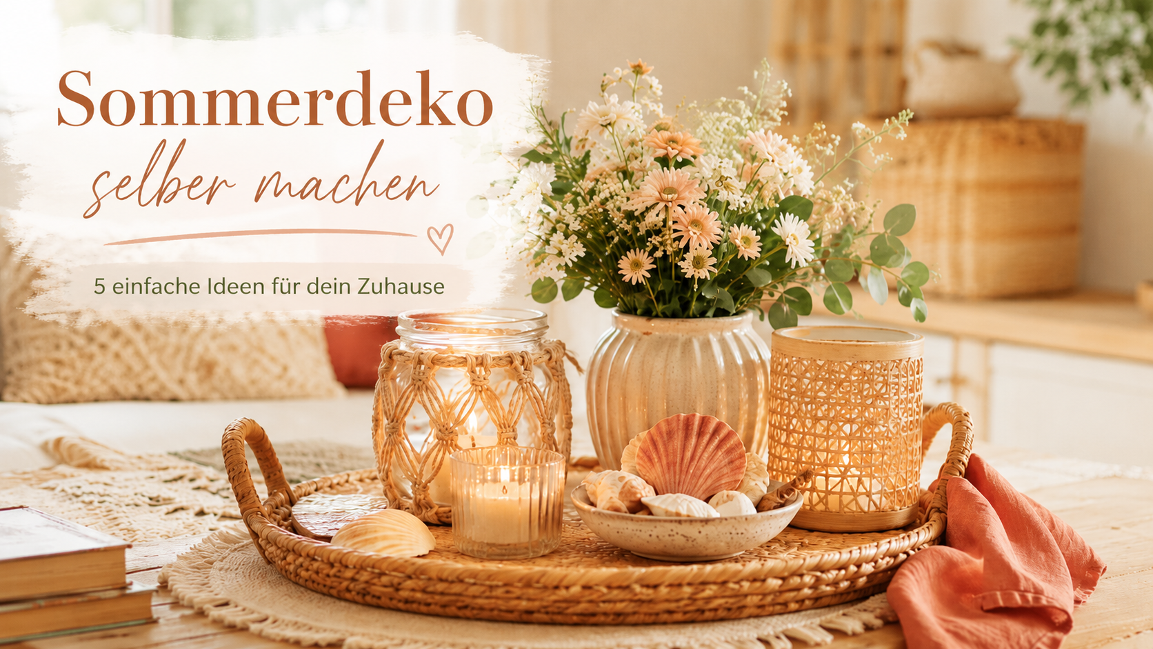 Sommerdeko selber machen: 5 einfache Ideen für dein Zuhause