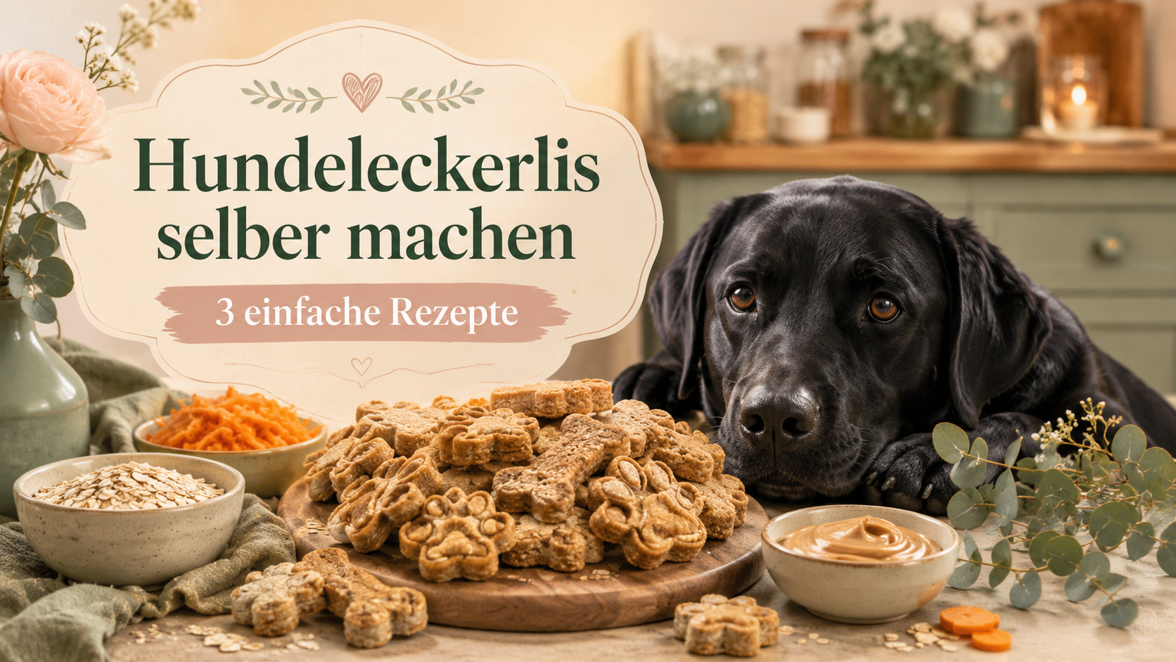 Hundeleckerlis selber machen: 3 einfache Rezepte für deinen Hund