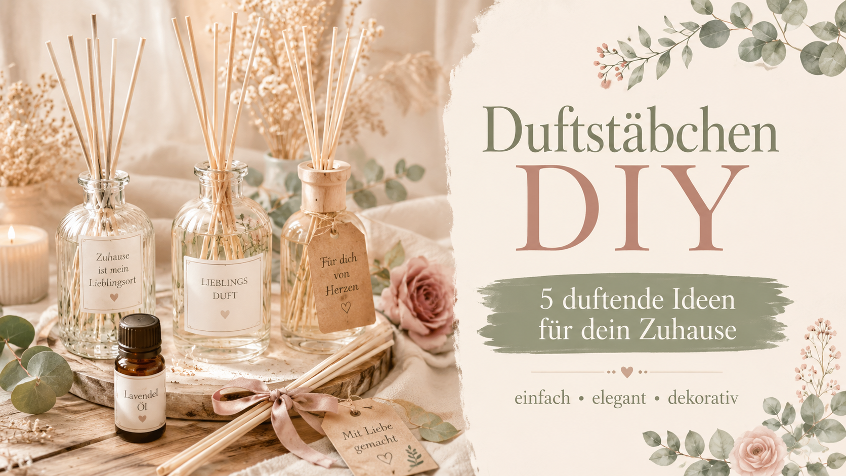 Duftstäbchen DIY: 5 duftende Ideen für dein Zuhause