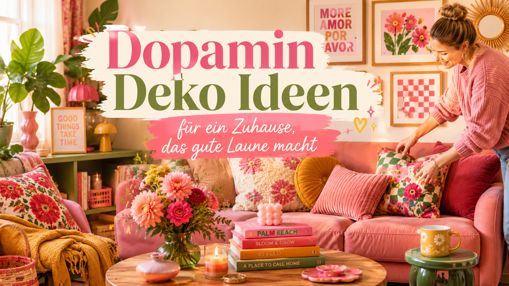 Dopamin Deko Ideen: So wird dein Zuhause bunter und fröhlicher