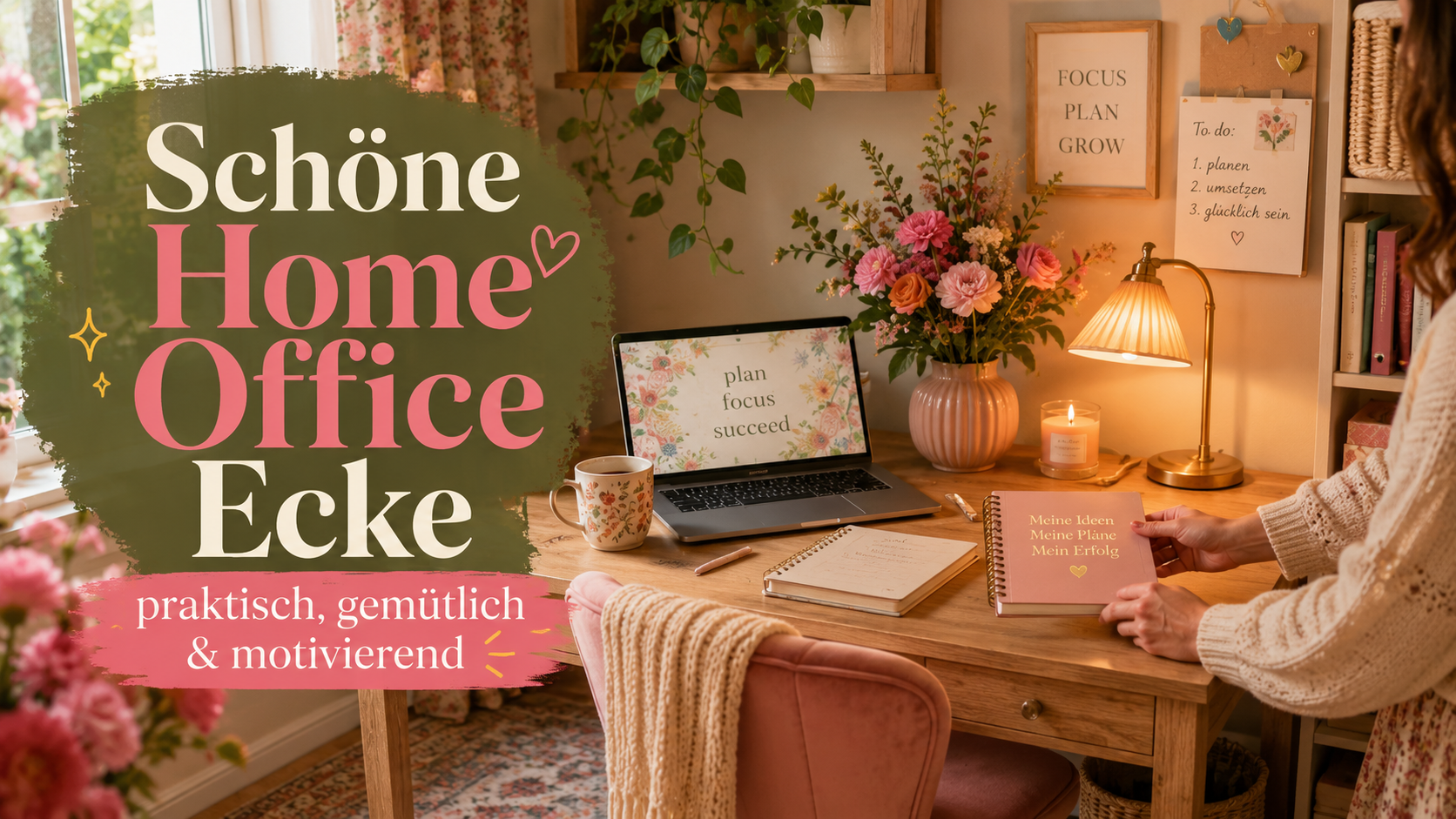 Home Office Ecke einrichten: 5 Ideen Praktisch, gemütlich & motivierend