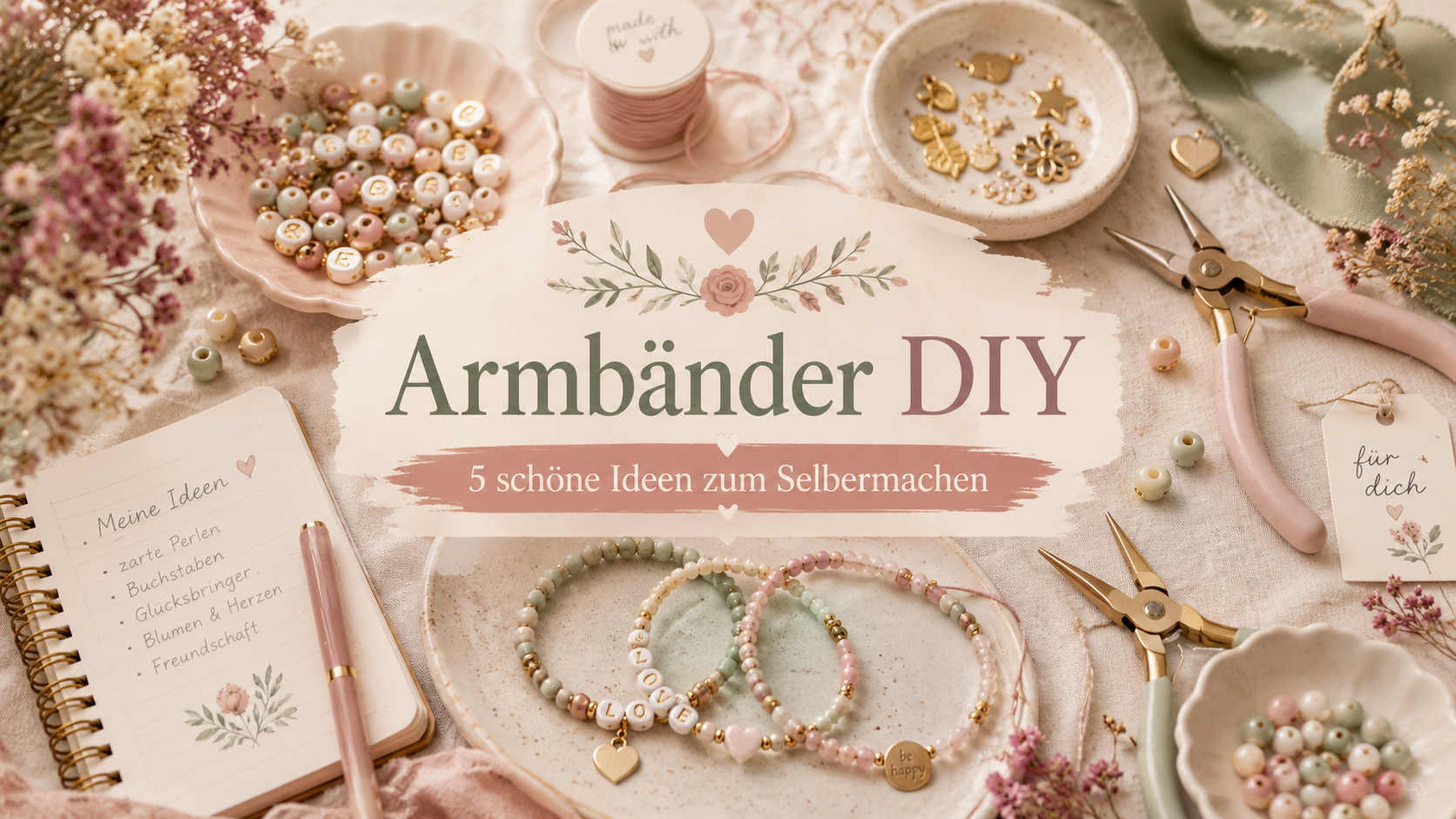 Armbänder DIY: 5 schöne Ideen zum Selbermachen