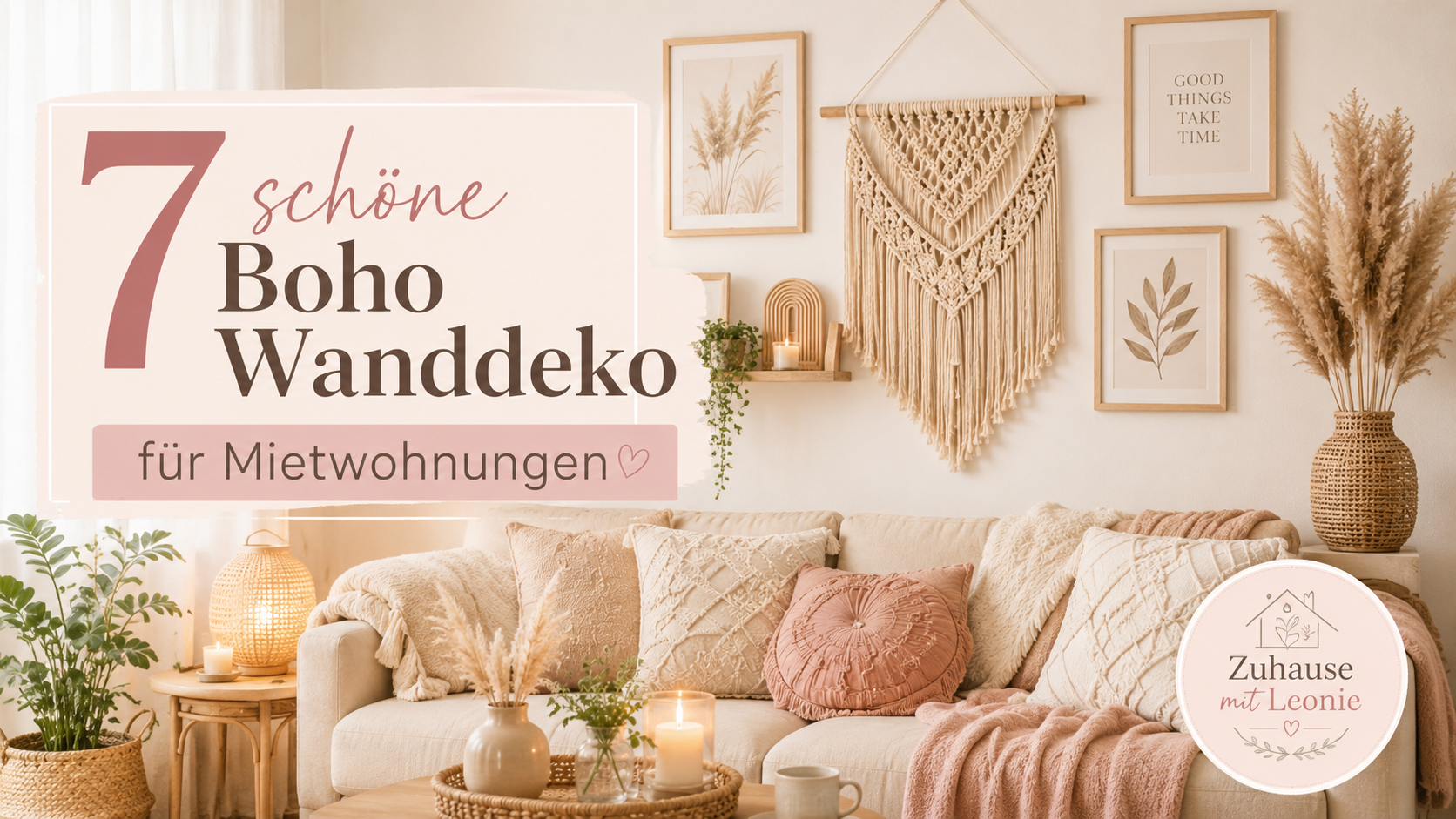 Boho Wanddeko für Mietwohnungen: 7 schöne Ideen ohne Renovieren