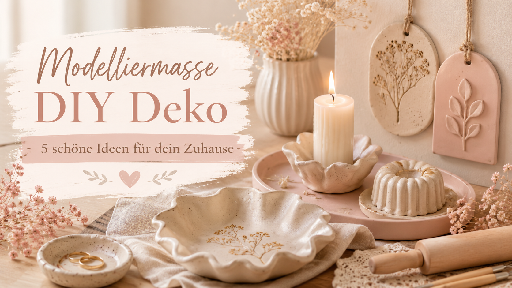 Modelliermasse DIY Deko: 5 schöne Ideen für dein Zuhause