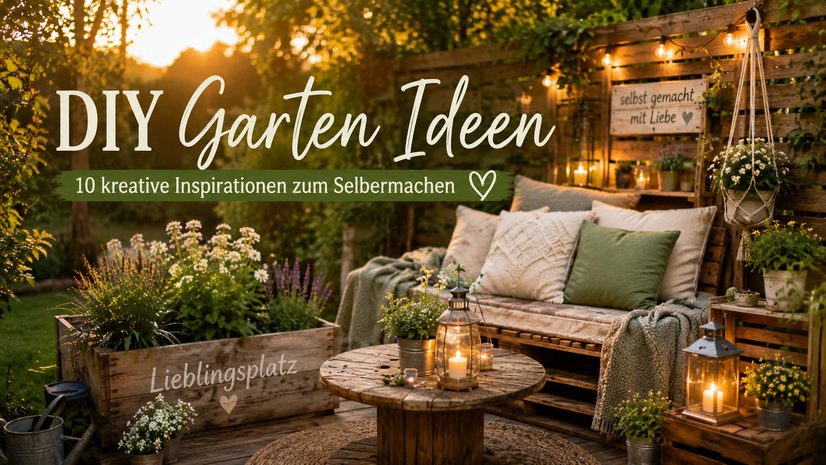 DIY Garten Ideen: 10 kreative Projekte für deinen Lieblingsplatz