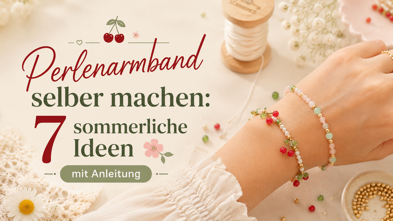 Perlenarmband selber machen: 7 sommerliche Ideen mit Anleitung