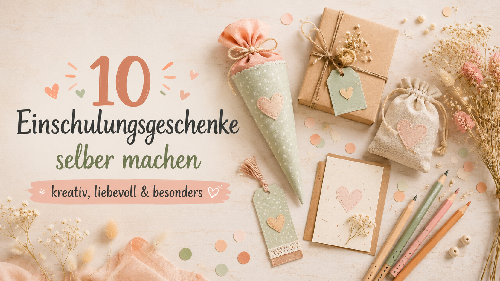 10 Einschulungsgeschenke selber machen: DIY-Ideen