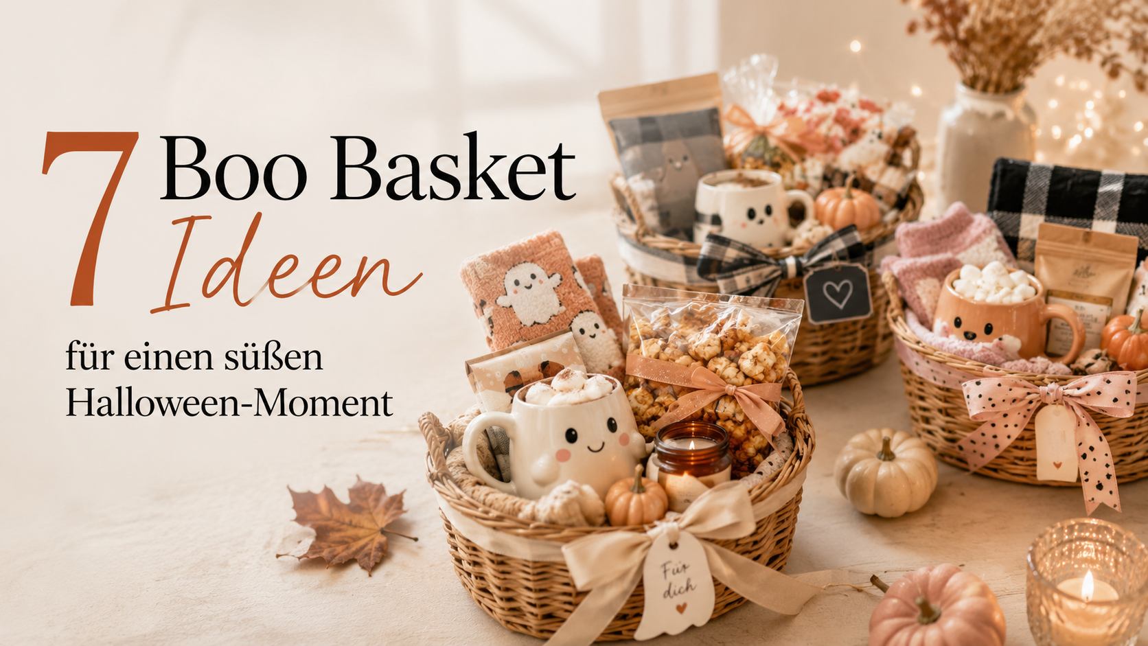 7 Boo Basket Ideen: Süße Halloween-Körbe selber machen