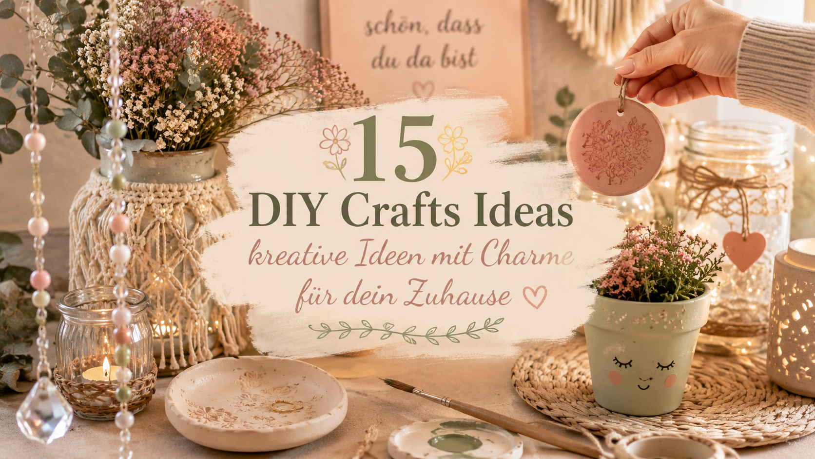 15 DIY Crafts Ideas: kreative Ideen mit Charme für dein Zuhause
