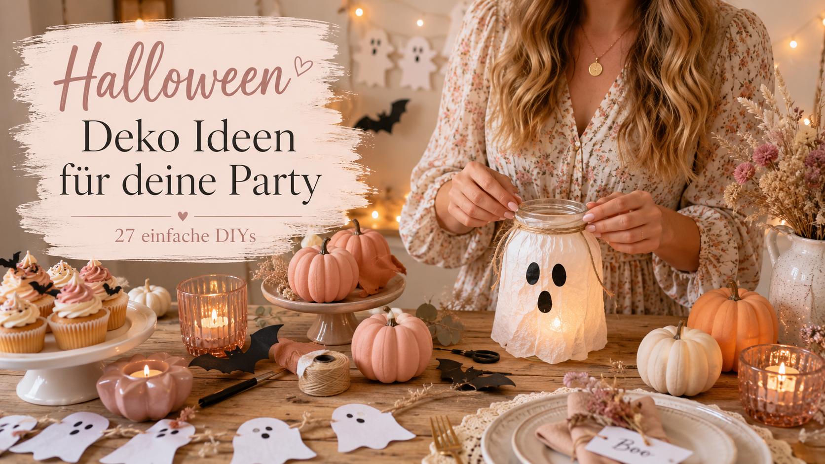 Halloween Deko Ideen für deine Party: 27 einfache DIYs