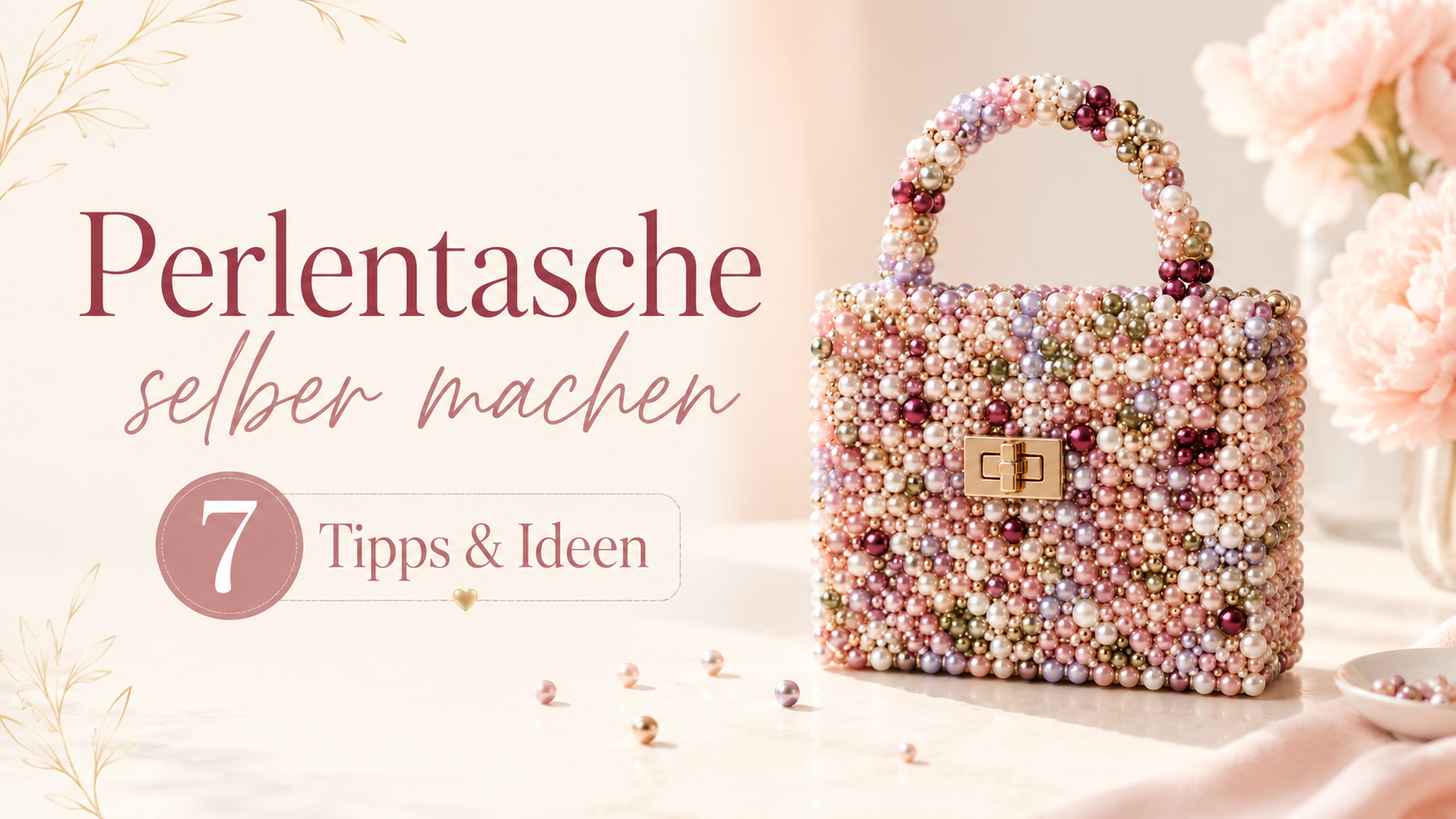 Perlentasche selber machen: 7 einfache Schritte zur DIY-Tasche