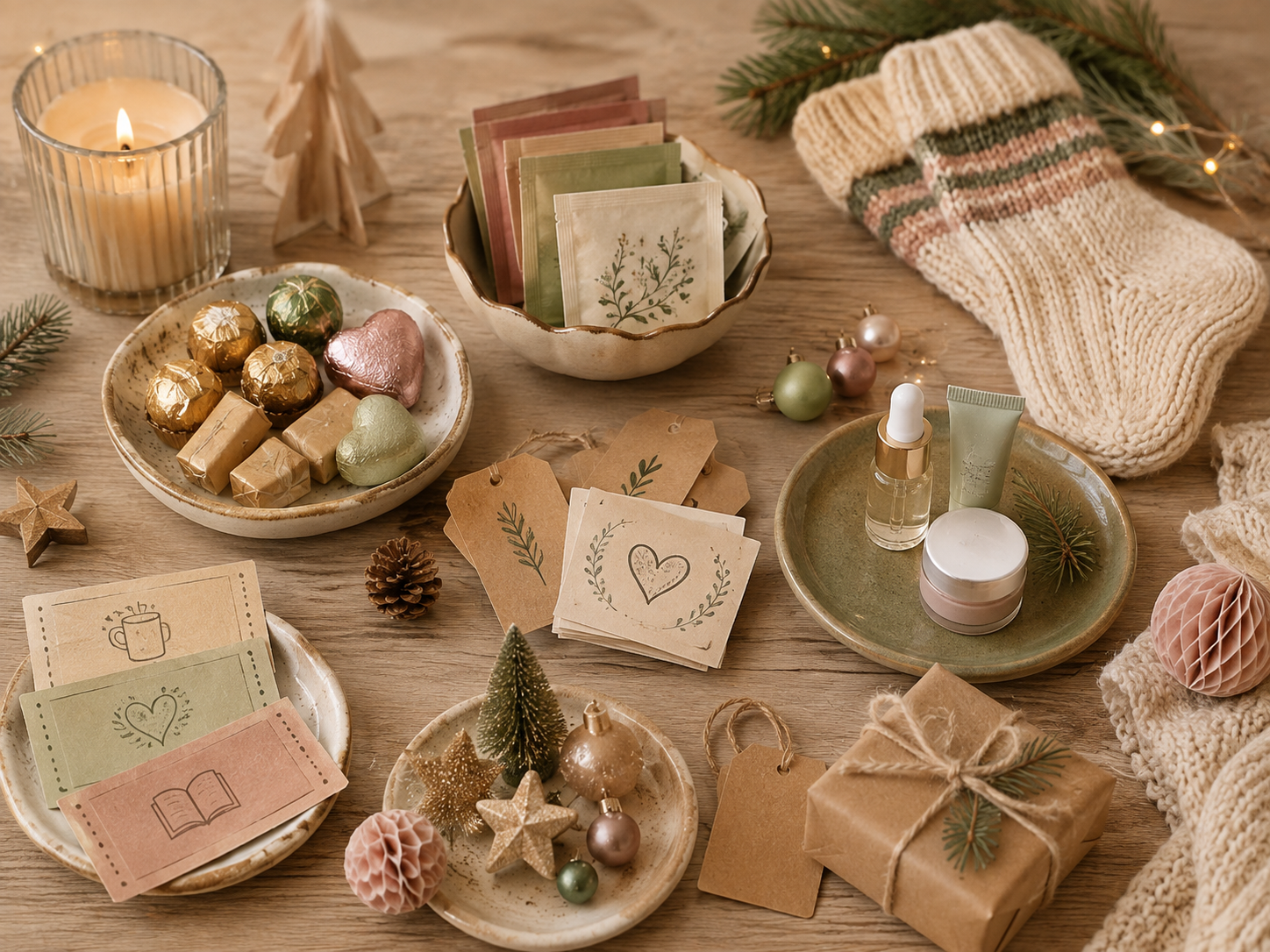 Sieben Adventskalender Ideen einfach und schön selber machen