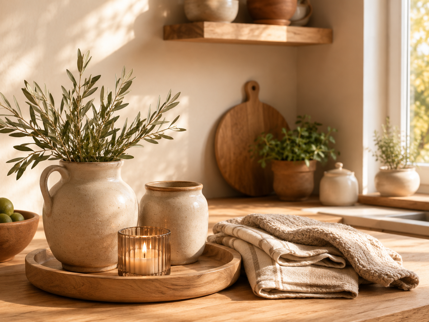 Beige Küche mit Holz und fünf gemütlichen Einrichtungsideen