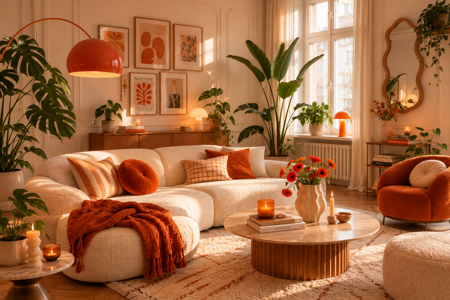 Viele Pflanzen im Zuhause