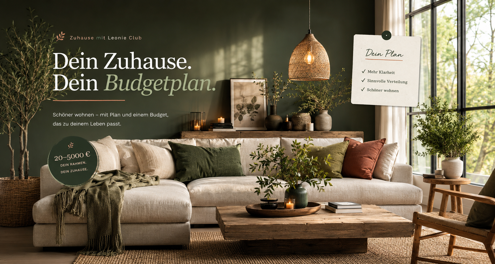 Zuhause mit Leonie Budgetplaner – großes Magazin-Cover