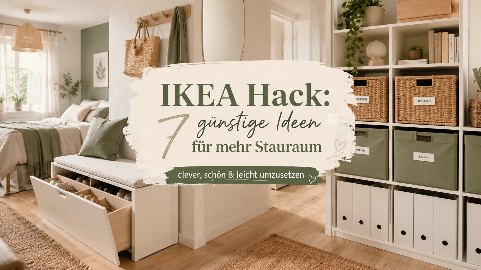 IKEA Hack: 7 günstige Ideen für mehr Stauraum in kleinen Räumen